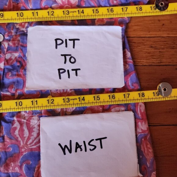 KERRY CASSILL 100% Indian Cotton Batik Handprinted Tunic Dress - Picture 6 of 9